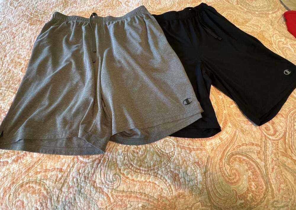 Lot of 2 Champion Men's 2XL Training Shorts with Pockets